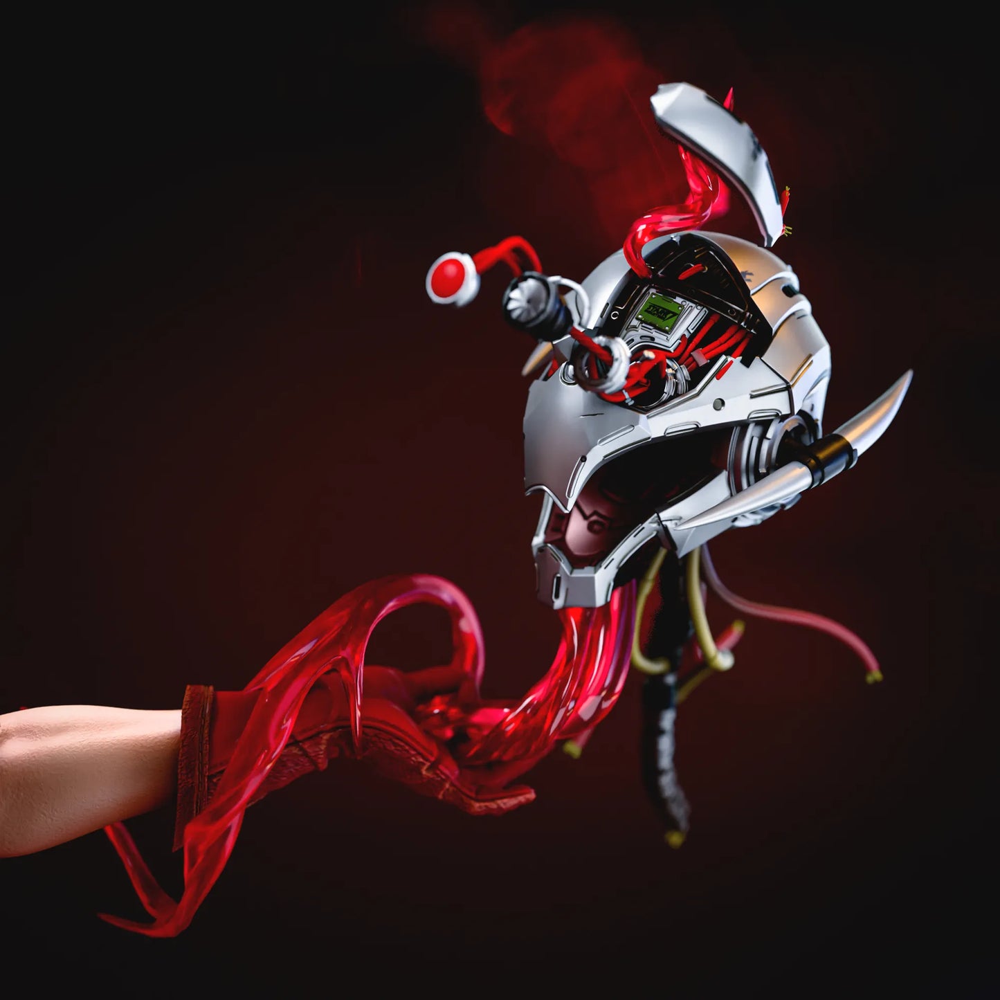 1:12 Chaos Magic Wielder | 3D Printed Resin Garage Kit Figure | CA 3D Studios