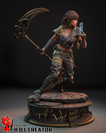 1:12 Keeper of the Thirty-Third | Resin Garage Kit Figure Game Fan Art | h3LL creator