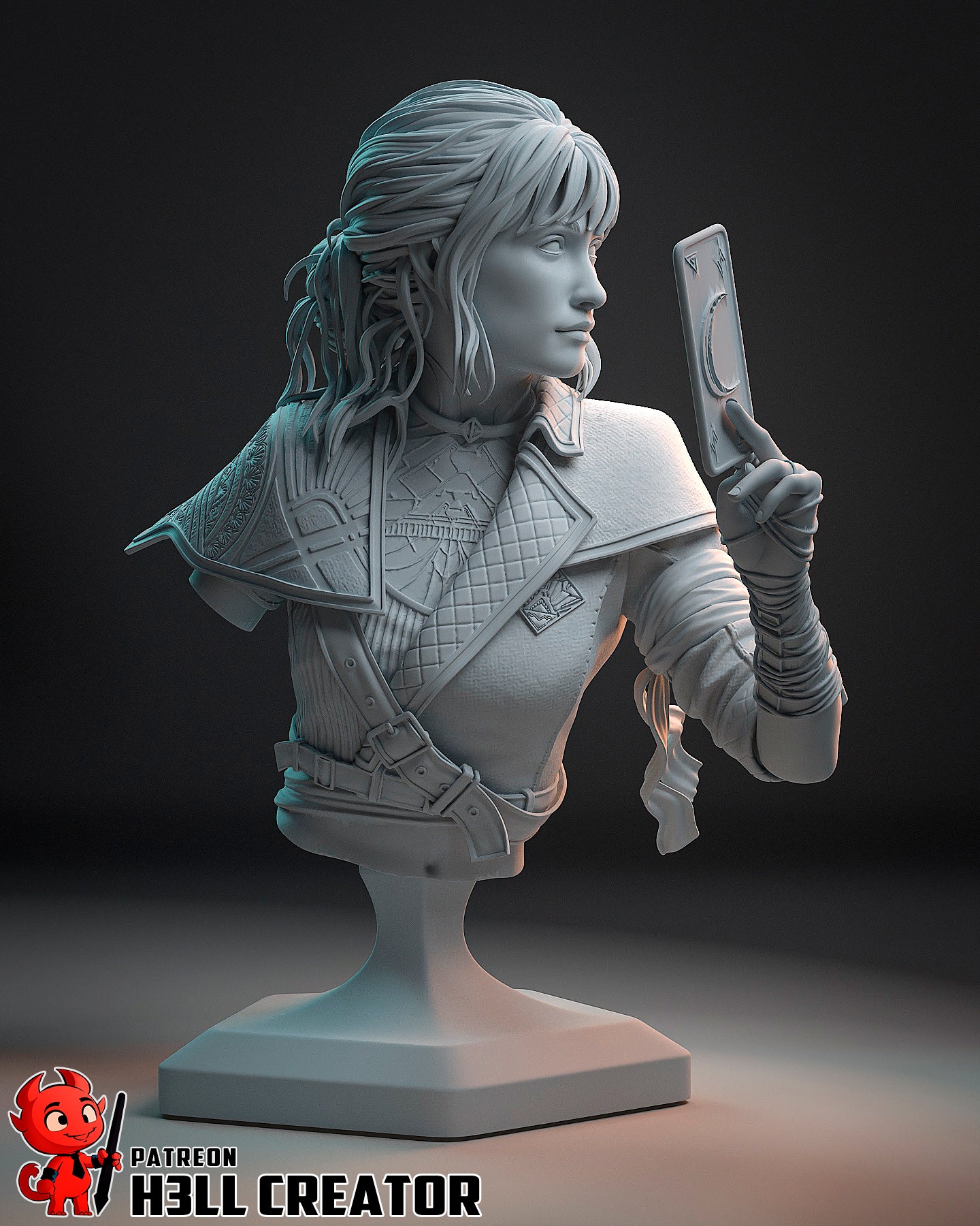 1:12 Keeper of the Thirty-Third | Resin Garage Kit Figure Game Fan Art | h3LL creator