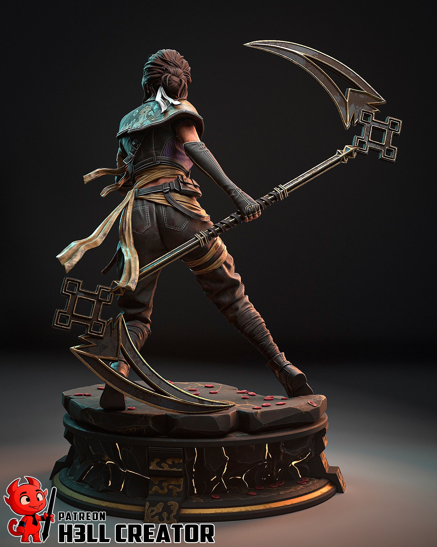 1:12 Keeper of the Thirty-Third | Resin Garage Kit Figure Game Fan Art | h3LL creator