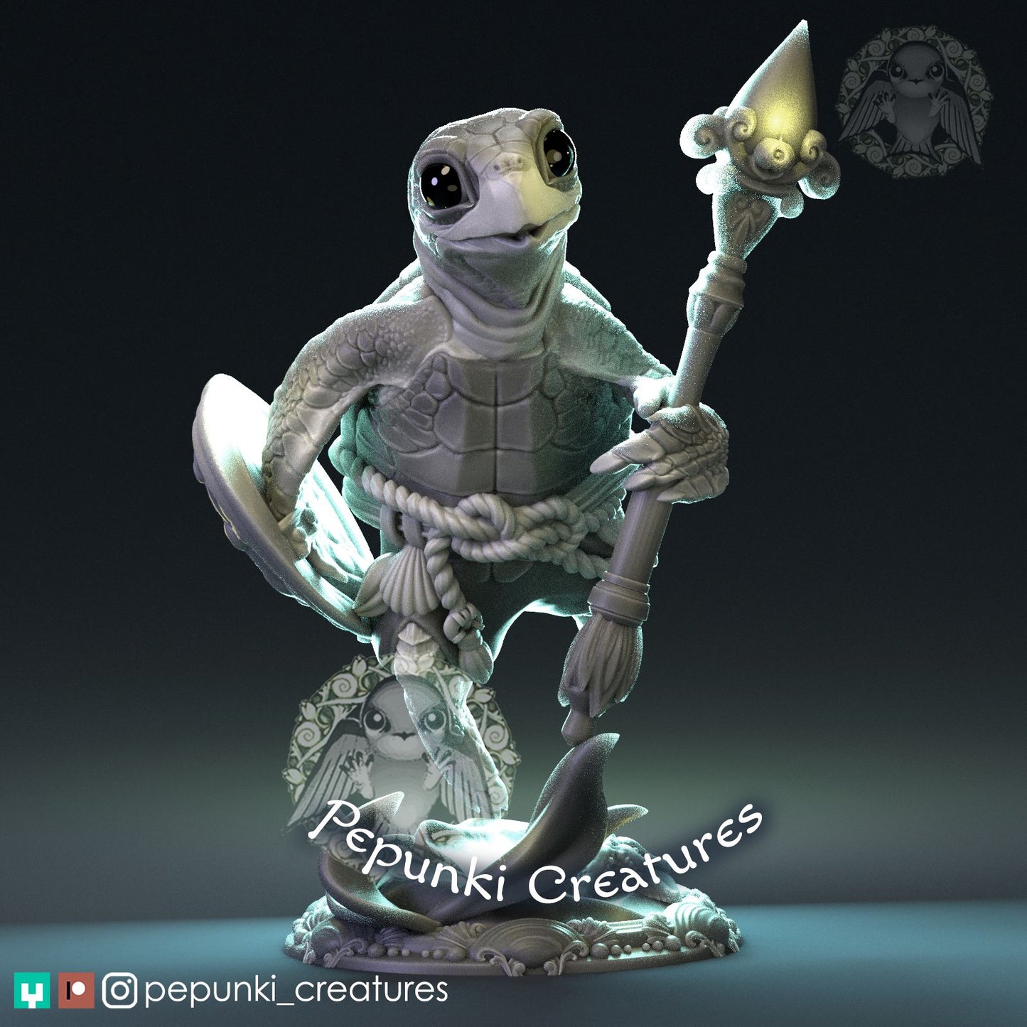 Sea Turtle Warrior | Pepunki Creatures