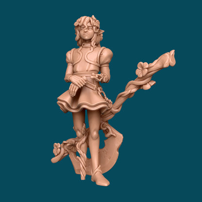 Sean, a Disgruntled Eladrin | TTRPG D&D Miniature | Awkward Penguin Minis