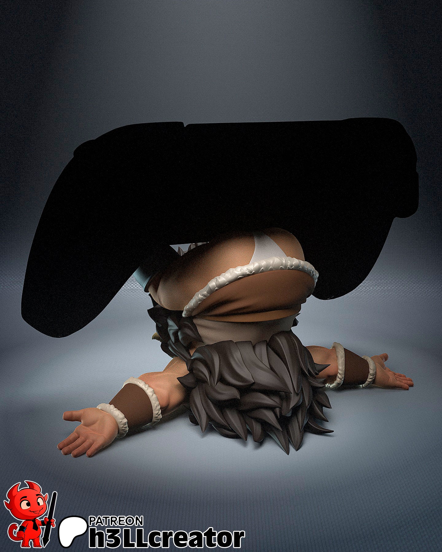 1:12 Culinary Sentinel | Resin Garage Kit Figure Game Fan Art | h3LL creator