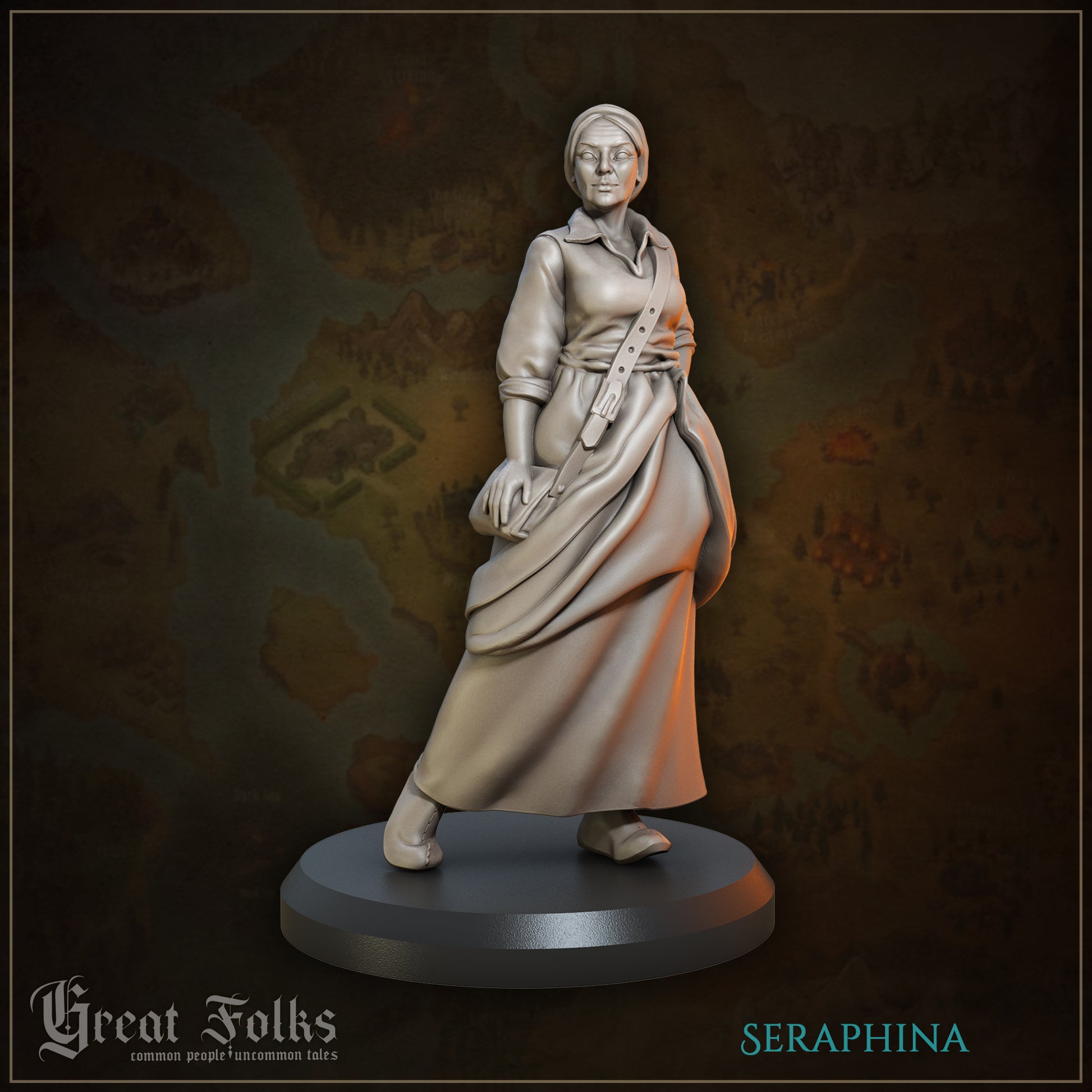 Great Folks Townsfolk, Part 2 | NPCs, Villagers, Children | Tabletop Gaming Miniatures Collection | Great Grimoire