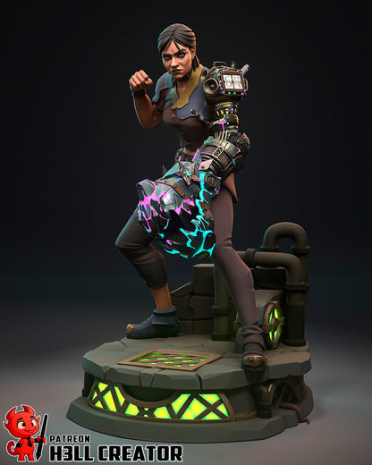 1:12 Hextech Brawler | Resin Garage Kit Figure Game Fan Art | h3LL creator
