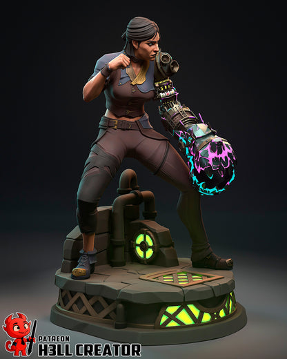 1:12 Hextech Brawler | Resin Garage Kit Figure Game Fan Art | h3LL creator