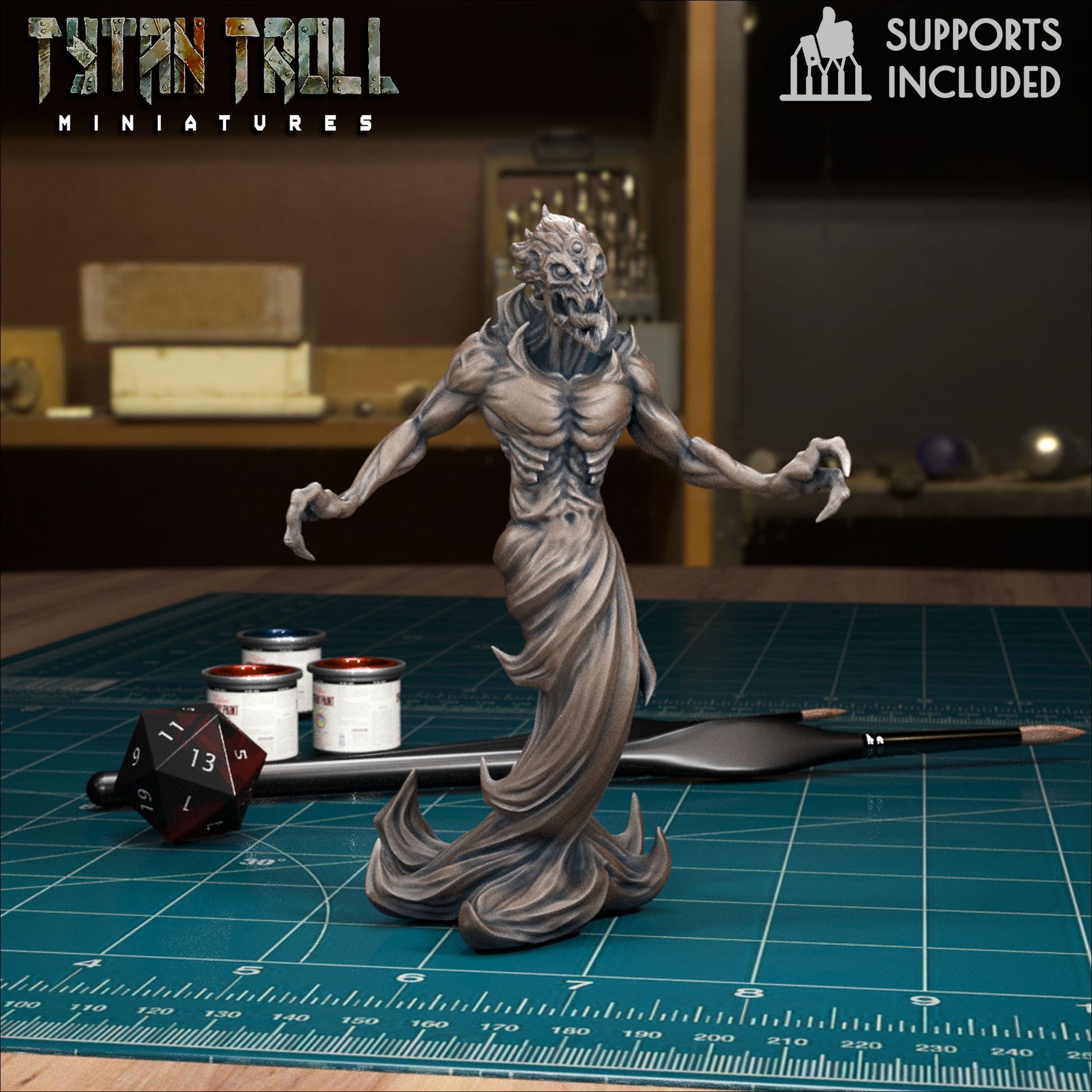 CoS Shadow Demon | D&D TTRPG Mini | TytanTroll Miniatures