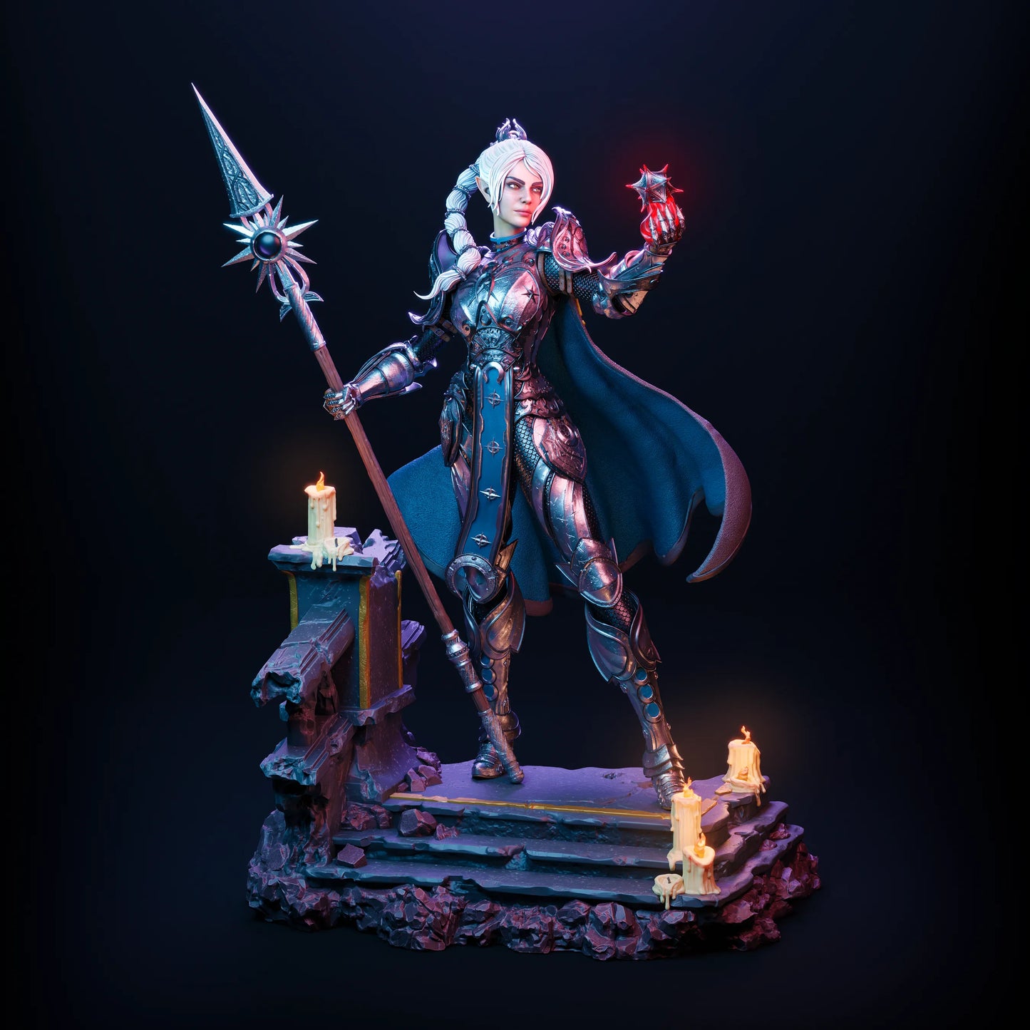 1:12 Battle Cleric | 3D Printed Resin Garage Kit Figure | CA 3D Studios