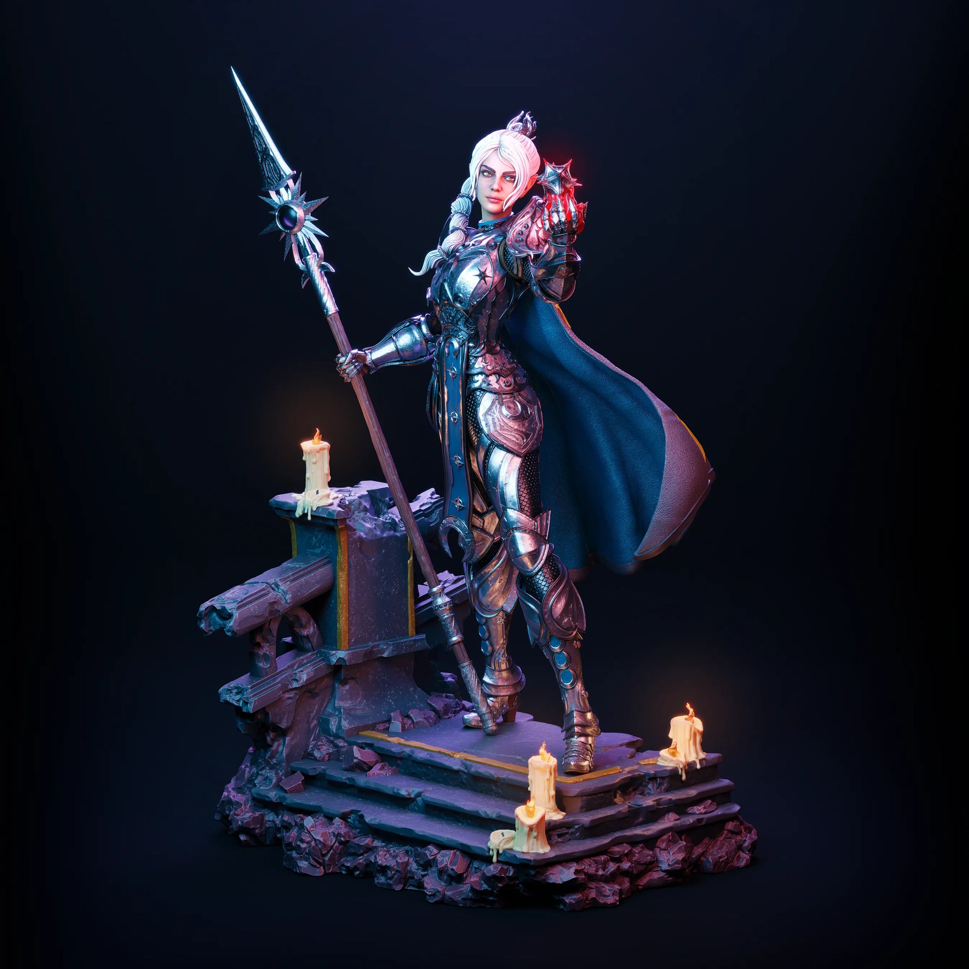1:12 Battle Cleric | 3D Printed Resin Garage Kit Figure | CA 3D Studios