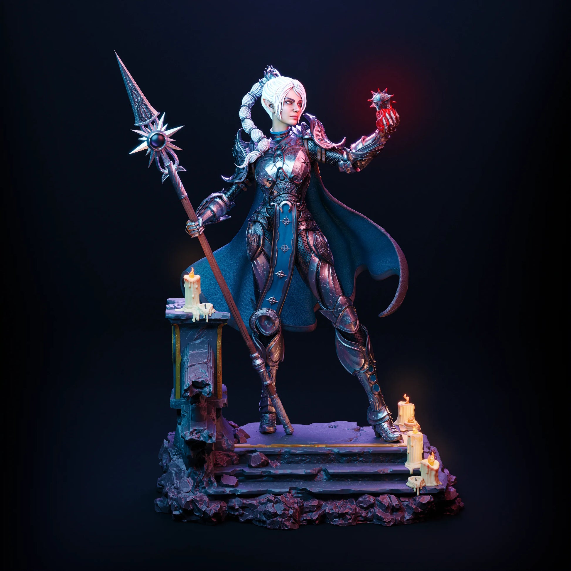 1:12 Battle Cleric | 3D Printed Resin Garage Kit Figure | CA 3D Studios