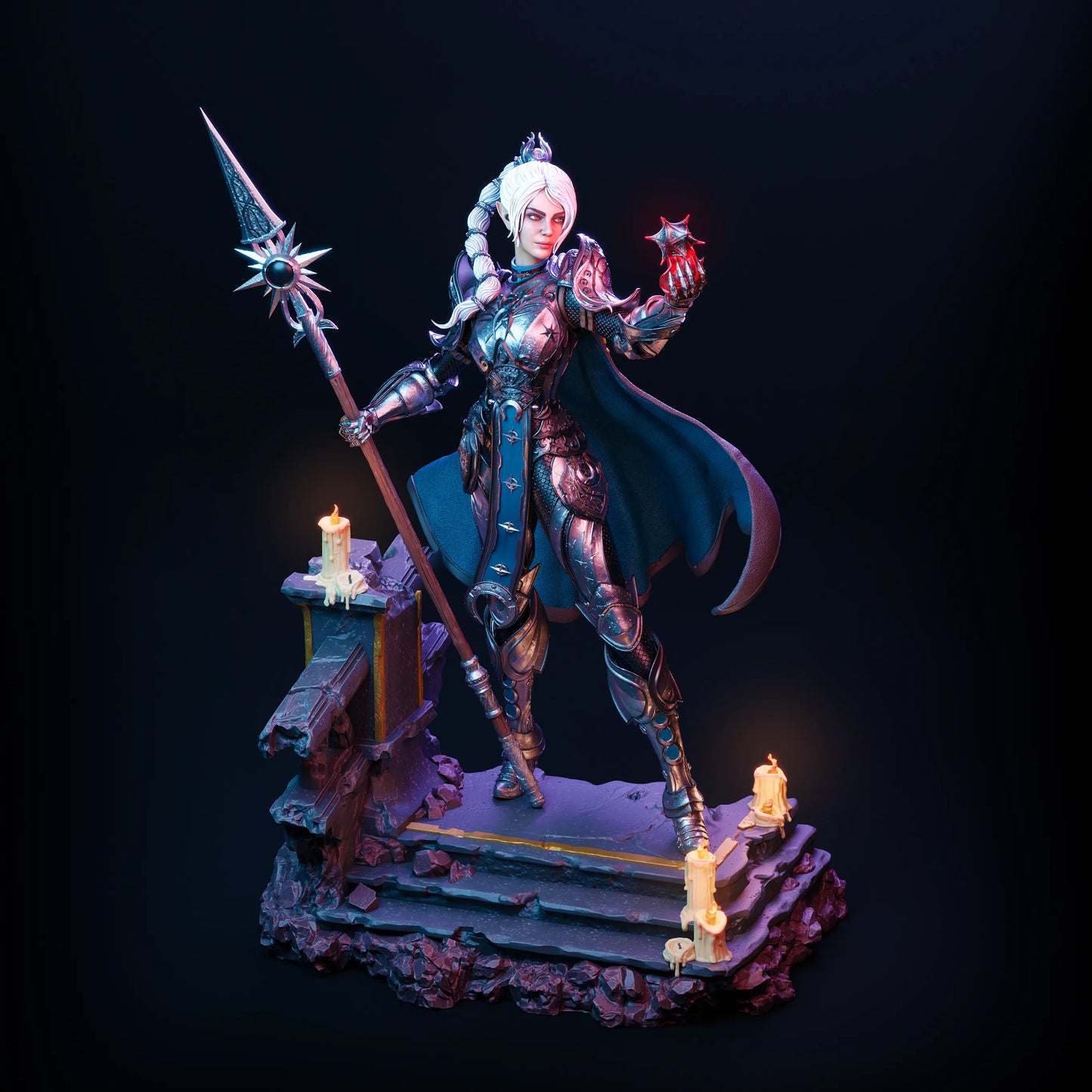 1:12 Battle Cleric | 3D Printed Resin Garage Kit Figure | CA 3D Studios