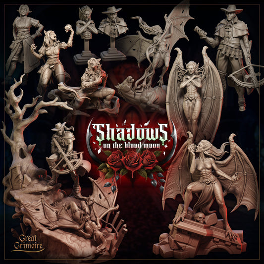 Shadows on the Blood Moon | Tabletop Gaming Miniatures Collection | Great Grimoire