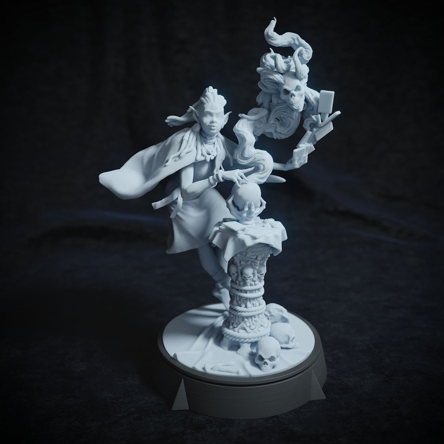 Shinra Allseeker, NPC | DnD Miniature Character | Cripta Studios - Tattles Told 3D