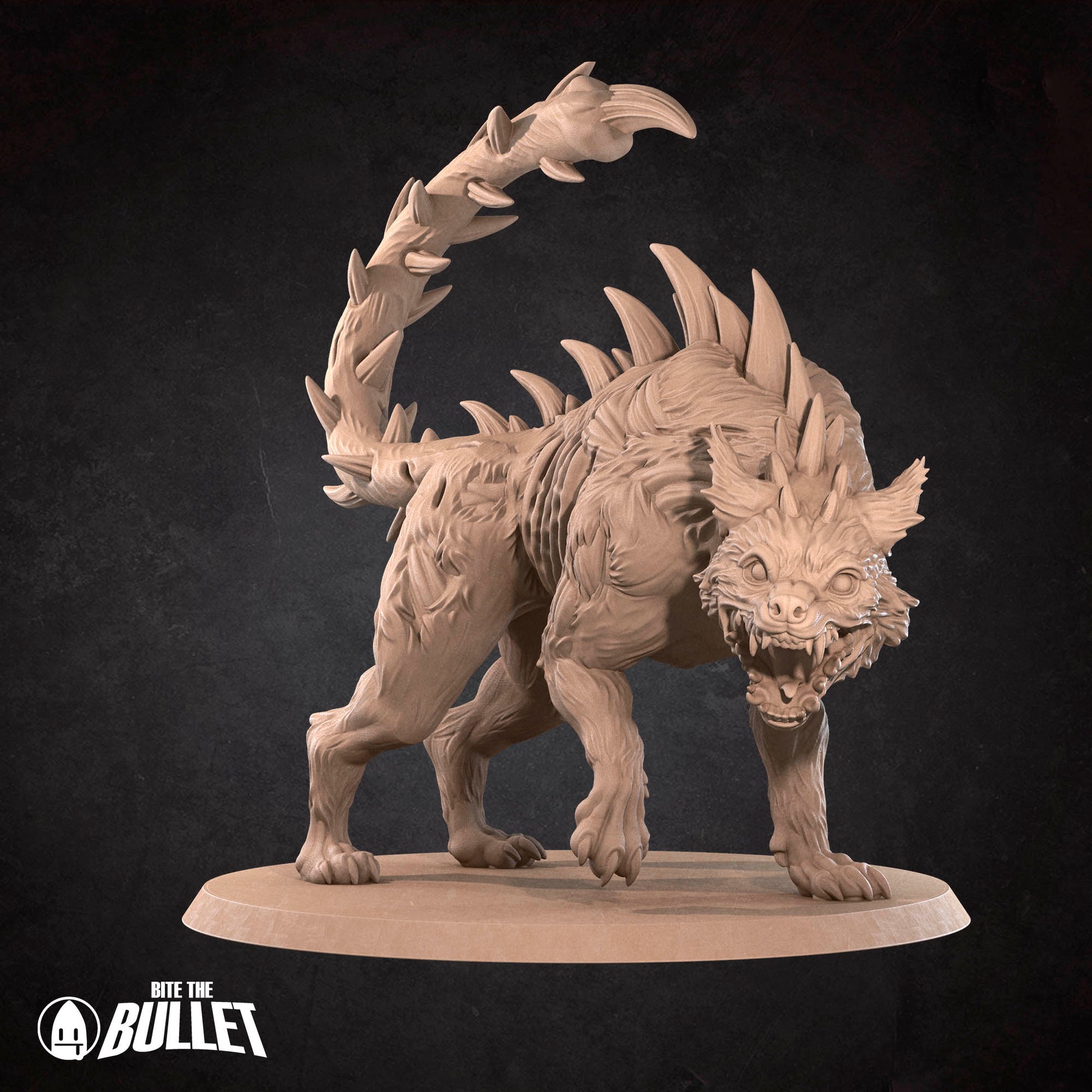 Tattles Told 3D Shoosuva D&D TTRPG miniature featuring a detailed creature with a fierce stance and textured surface.