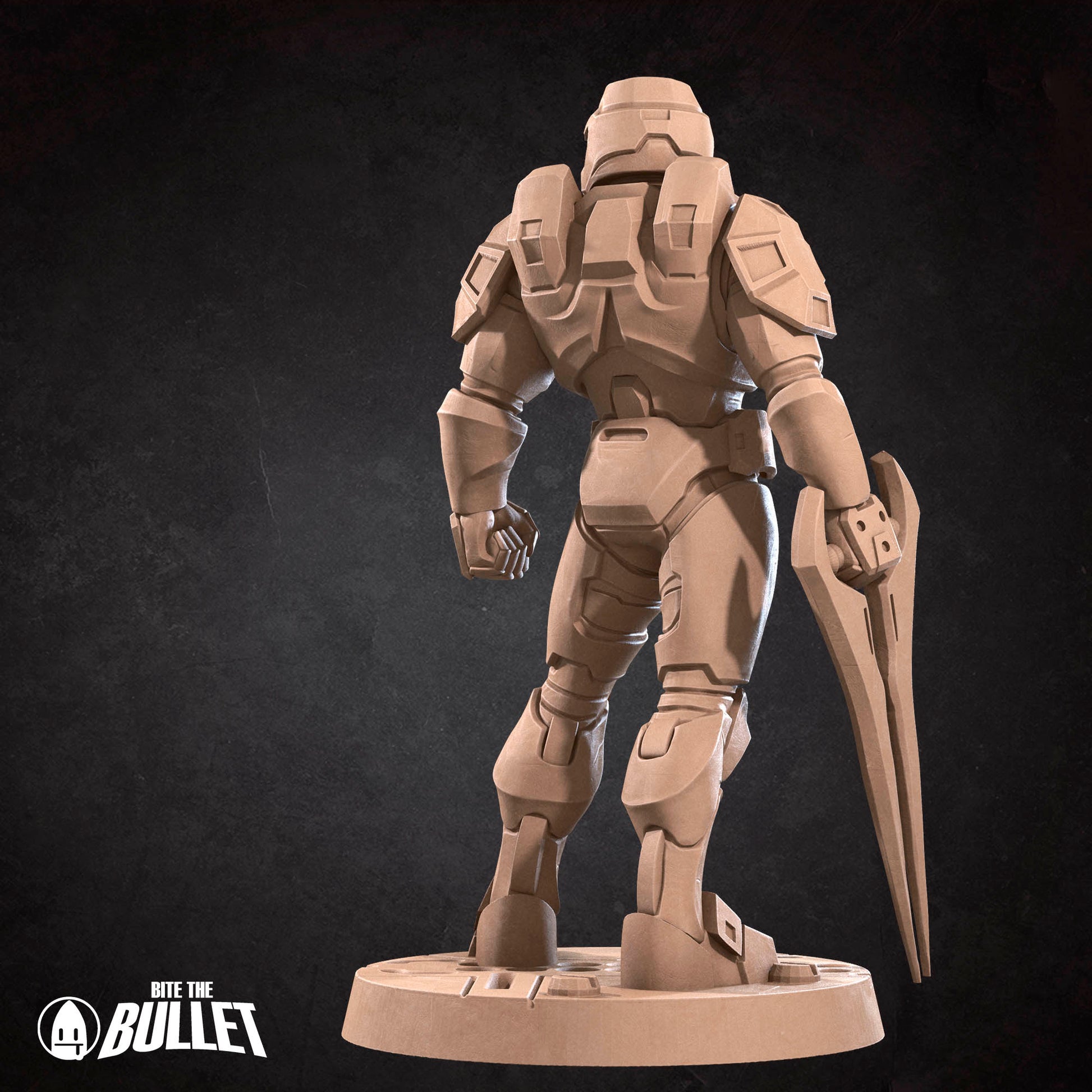 D&D TTRPG miniature of Sierra Warrior by Tattles Told 3D, featuring detailed warrior figure for tabletop gaming.