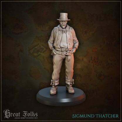 Great Folks Townsfolk, Part 2 | NPCs, Villagers, Children | Tabletop Gaming Miniatures Collection | Great Grimoire