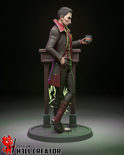 1:12 Undercity Kingpin | Resin Garage Kit Figure Show Fan Art | h3LL creator