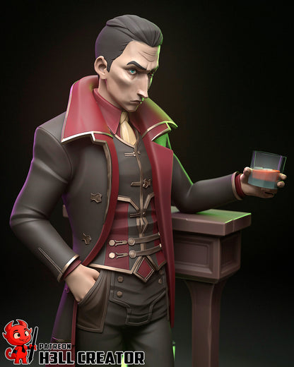 1:12 Undercity Kingpin | Resin Garage Kit Figure Show Fan Art | h3LL creator