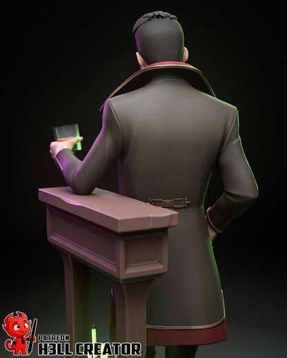 1:12 Undercity Kingpin | Resin Garage Kit Figure Show Fan Art | h3LL creator