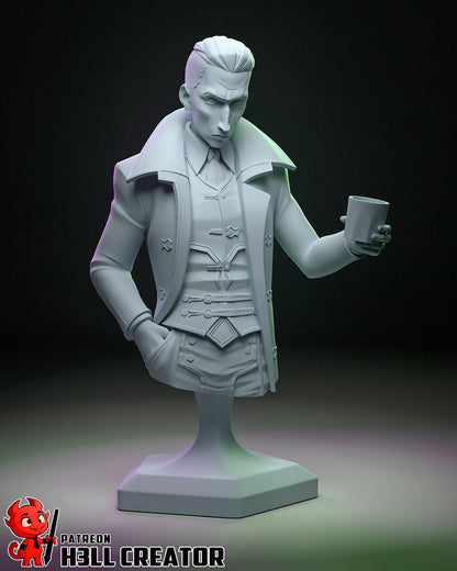 1:12 Undercity Kingpin | Resin Garage Kit Figure Show Fan Art | h3LL creator