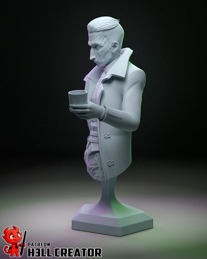 1:12 Undercity Kingpin | Resin Garage Kit Figure Show Fan Art | h3LL creator