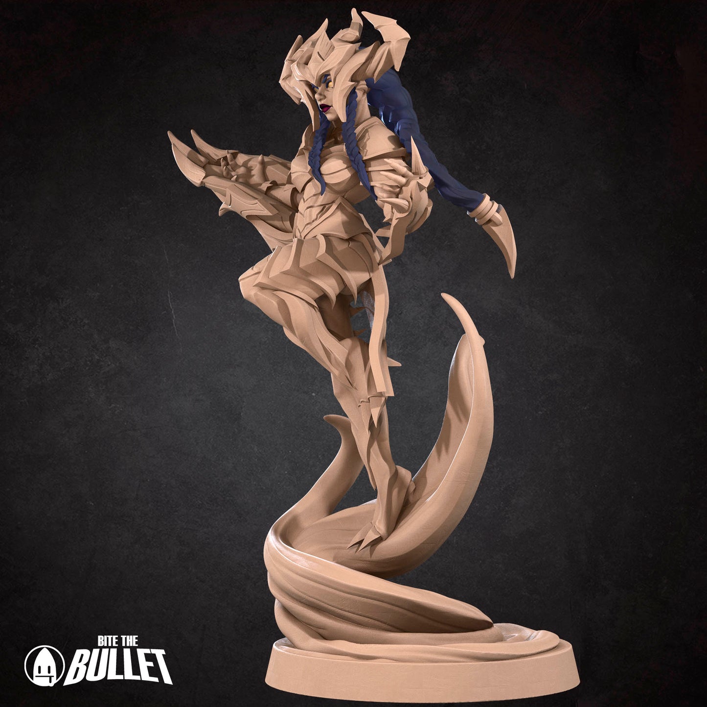 Exotic Siobhan | Pinup SFW NSFW Versions | Tabletop Gaming Scale Resin Miniature | Bite the Bullet