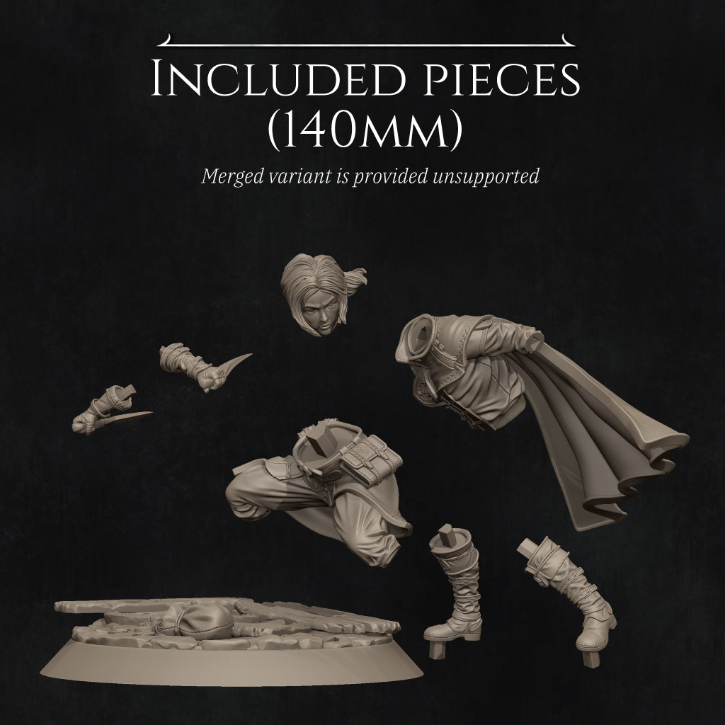 Halfling Rogue 2025 Update | Tabletop and Display Figure | D&D TTRPG Fantasy Model | Nerikson