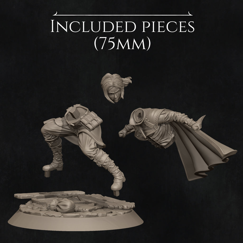 Halfling Rogue 2025 Update | Tabletop and Display Figure | D&D TTRPG Fantasy Model | Nerikson