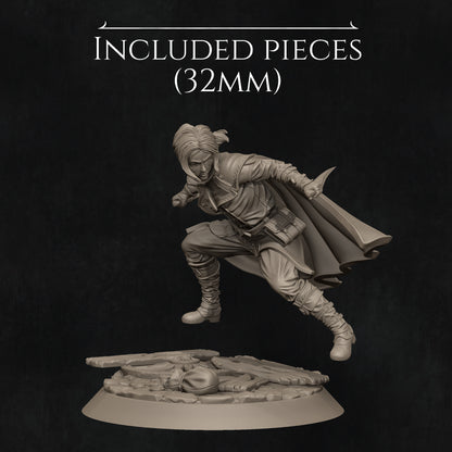 Halfling Rogue 2025 Update | Tabletop and Display Figure | D&D TTRPG Fantasy Model | Nerikson