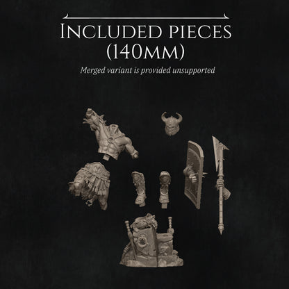 Fight of the Wolf, Gladiators | Garage Resin Kit Statue or Miniature | D&D TTRPG Fantasy | Nerikson