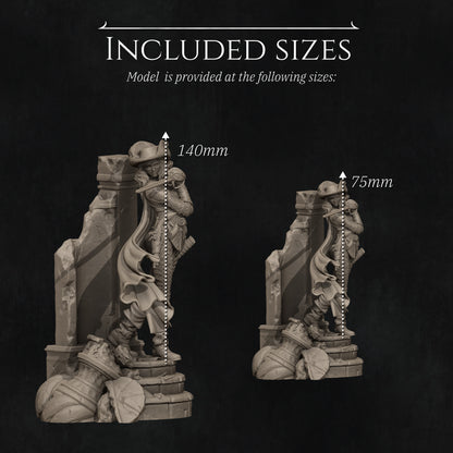 Camilla The Duelist | Garage Resin Kit Statue | D&D TTRPG Fantasy | Nerikson