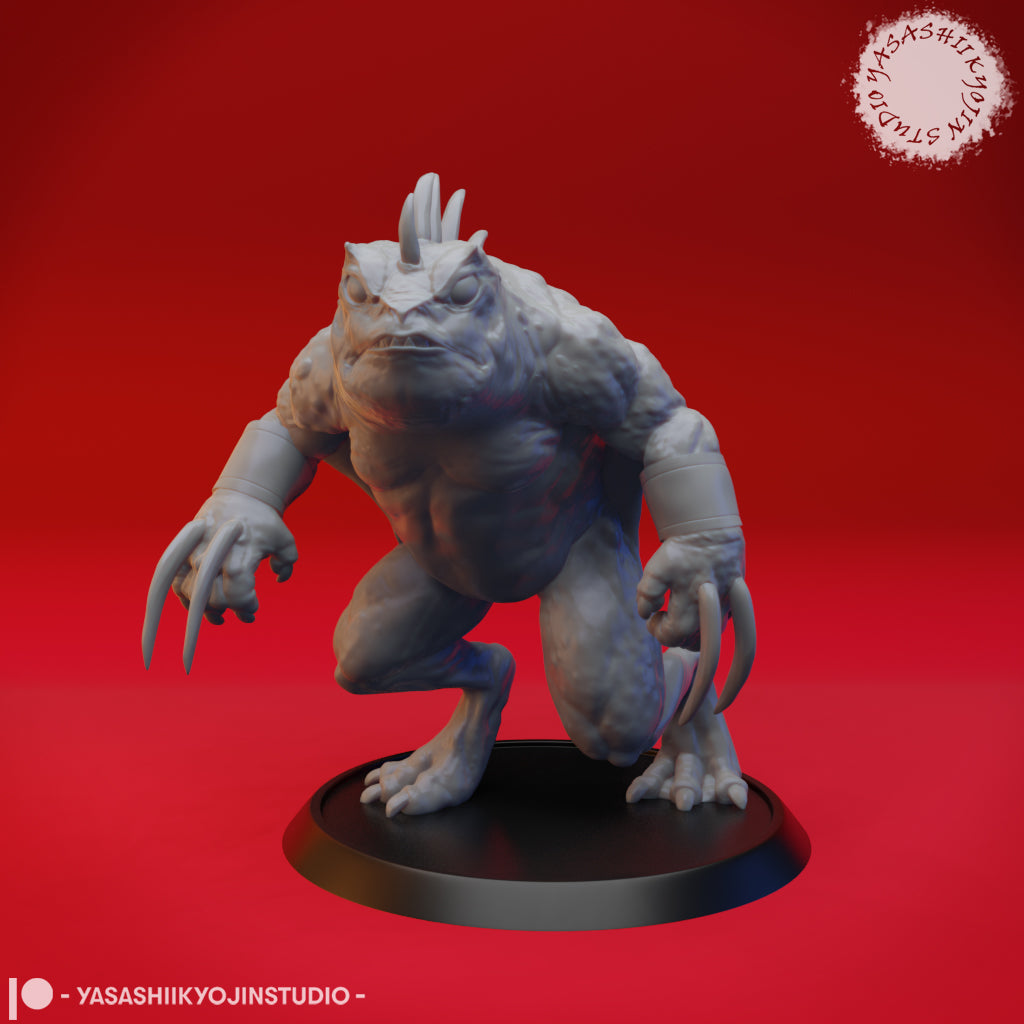 Slaad | TTRPG D&D Monster Miniature | Yasashii Kyojin Studio - Tattles Told 3D