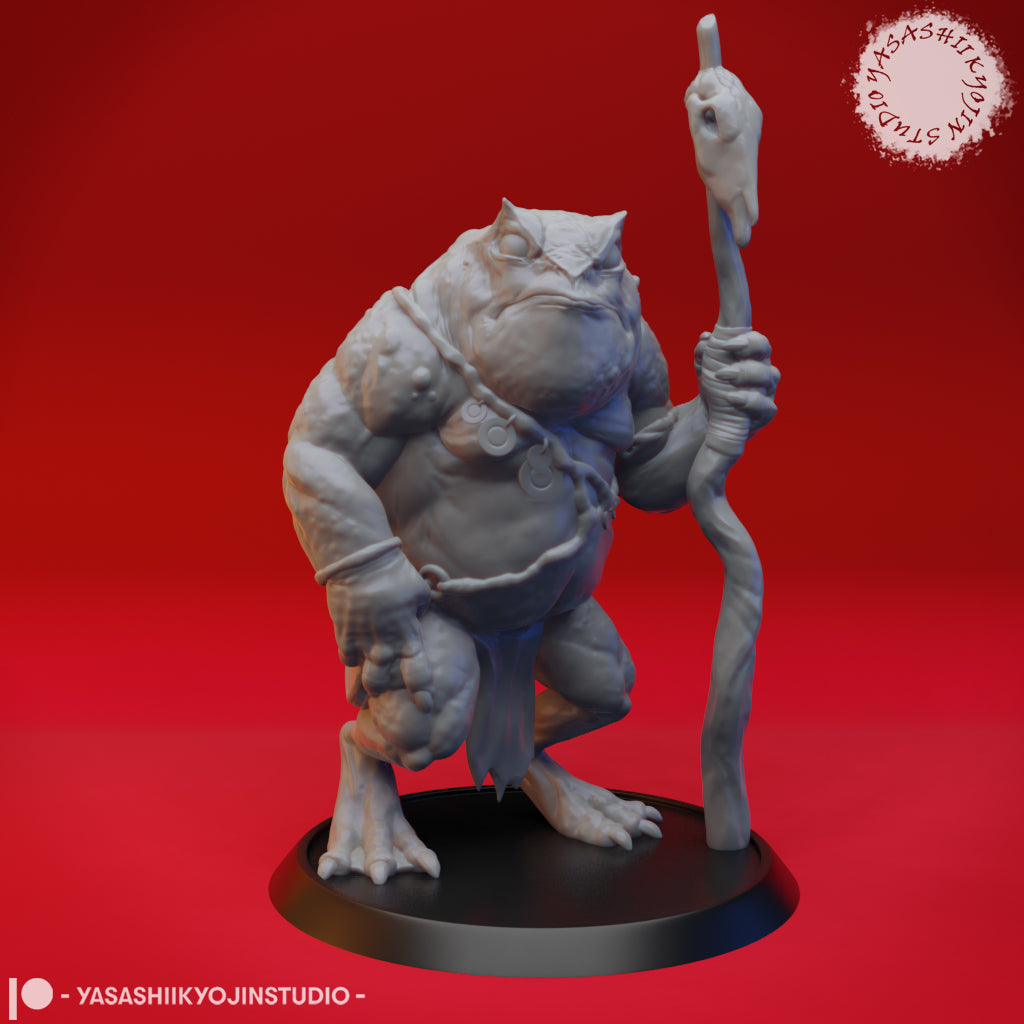 Slaad | TTRPG D&D Monster Miniature | Yasashii Kyojin Studio - Tattles Told 3D