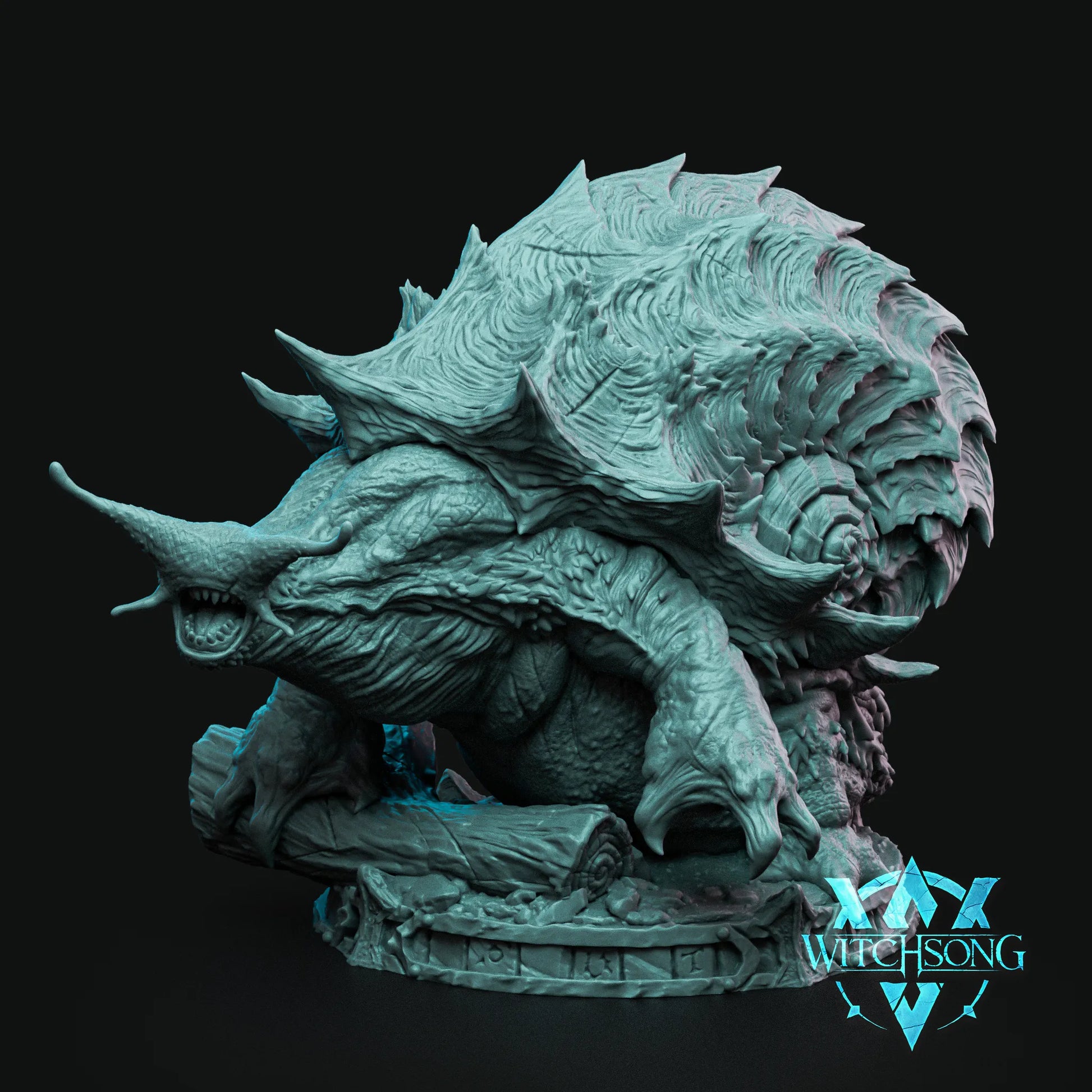 Slug the Snail God | Mini or Bust | Monster Miniature Statue | Witchsong Miniatures