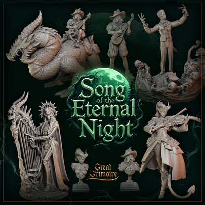 Song of the Eternal Night | Tabletop Gaming Miniatures Collection | Great Grimoire