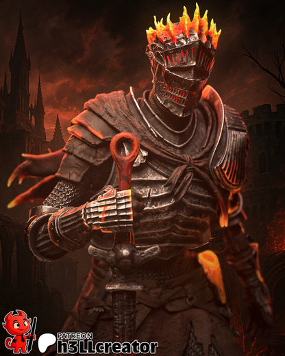 1:12 Final Flamebearer | Resin Garage Kit Figure Game Fan Art | h3LL creator