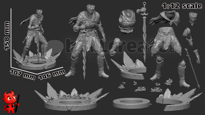 1:12 Final Flamebearer | Resin Garage Kit Figure Game Fan Art | h3LL creator