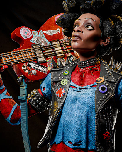 1:12 Punk Rebel Hero | 3D Printed Resin Garage Kit Figure | CA 3D Studios