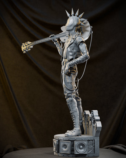 1:12 Punk Rebel Hero | 3D Printed Resin Garage Kit Figure | CA 3D Studios