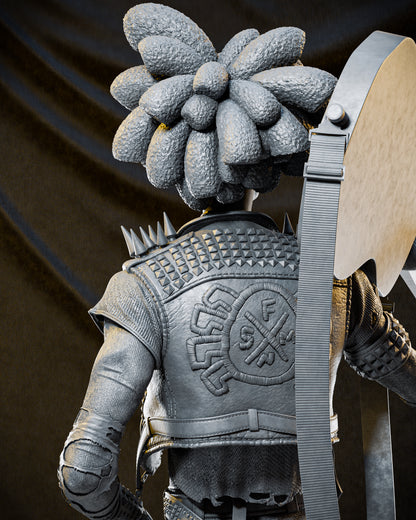 1:12 Punk Rebel Hero | 3D Printed Resin Garage Kit Figure | CA 3D Studios