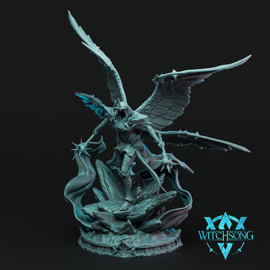 Starlight Seraph | Mini or Bust | Monster Miniature Statue | Witchsong Miniatures