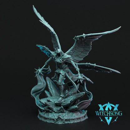 Starlight Seraph | Mini or Bust | Monster Miniature Statue | Witchsong Miniatures