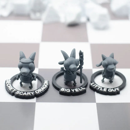 10 Kobold Novelty Status Rings, An Ode to Chaotic Little Guys | D&D TTRPG Game Accessory | Found Family Adventurecrafts