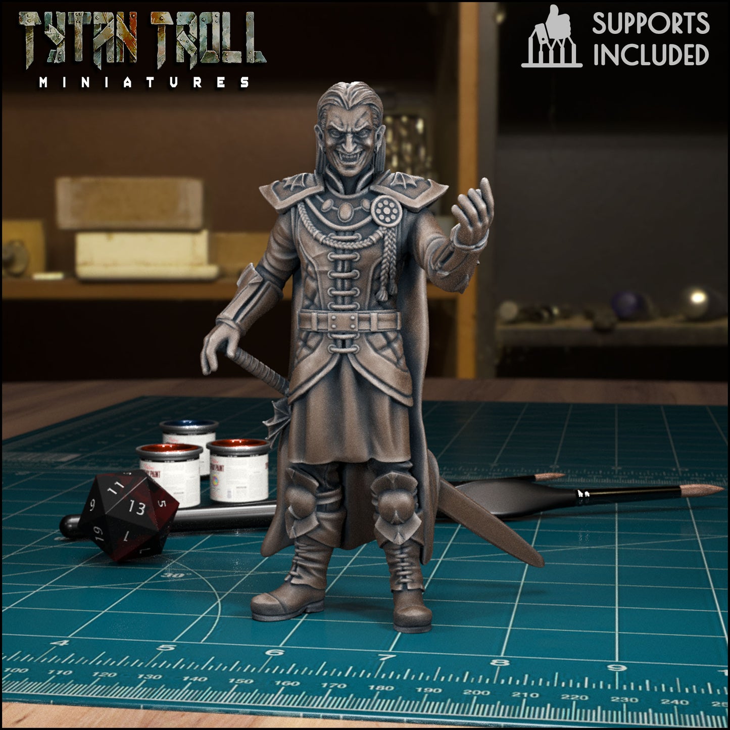 CoS Strahd von Zarovich | D&D TTRPG Mini | TytanTroll Miniatures