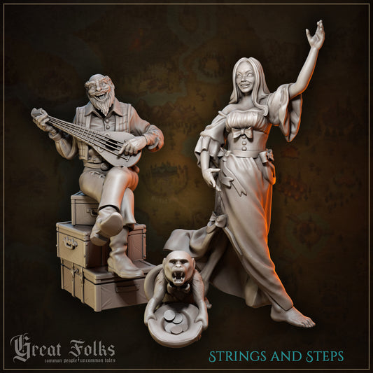 Great Folks, Part 1 | NPCs, Villagers, Nobles, Orphans, Criminals | Tabletop Gaming Miniatures Collection | Great Grimoire
