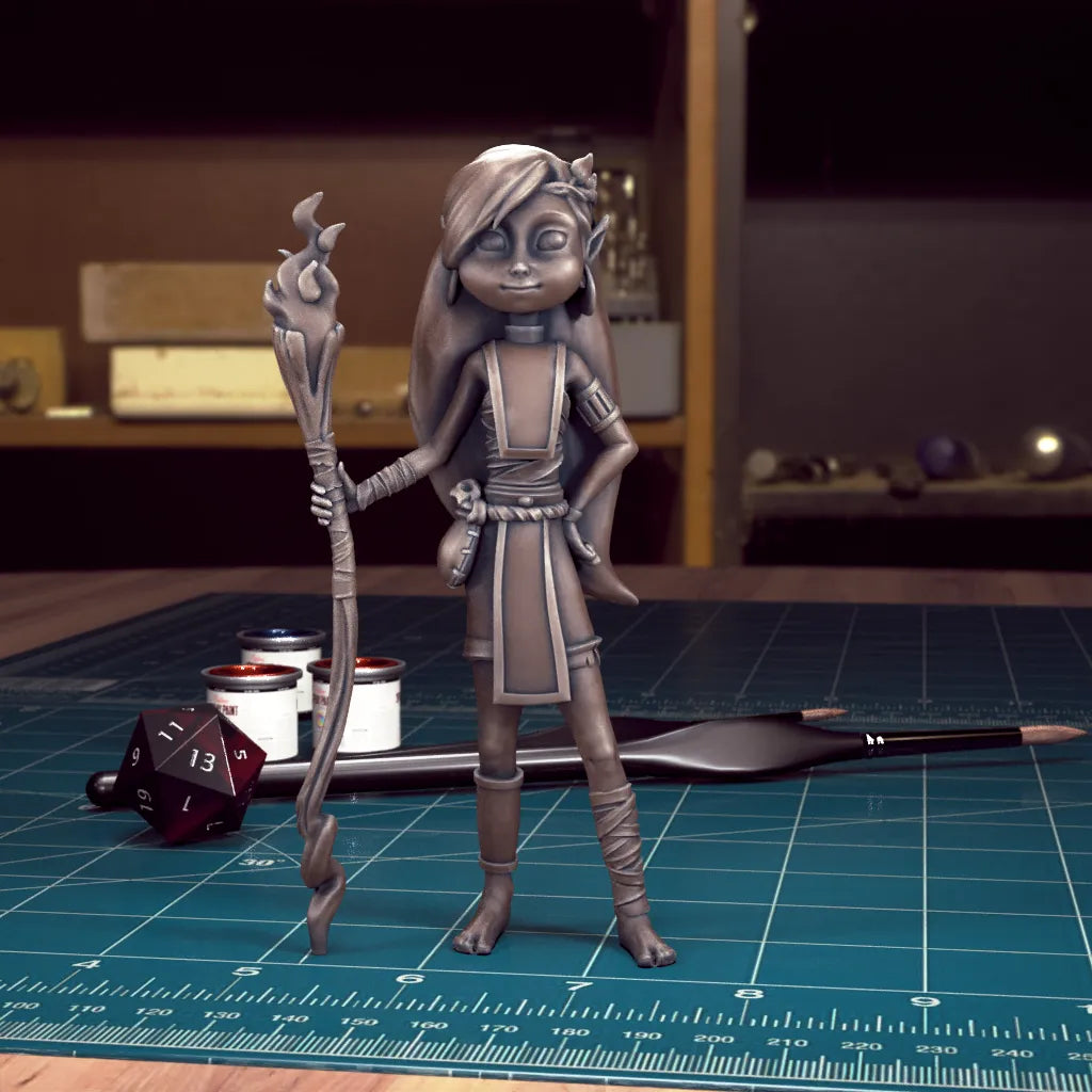 Stylized Druid | D&D TTRPG Mini | TytanTroll Miniatures