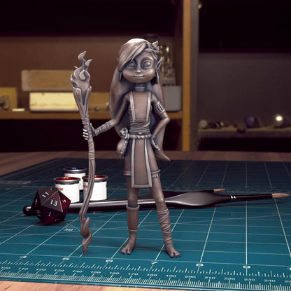 Stylized Druid | D&D TTRPG Mini | TytanTroll Miniatures