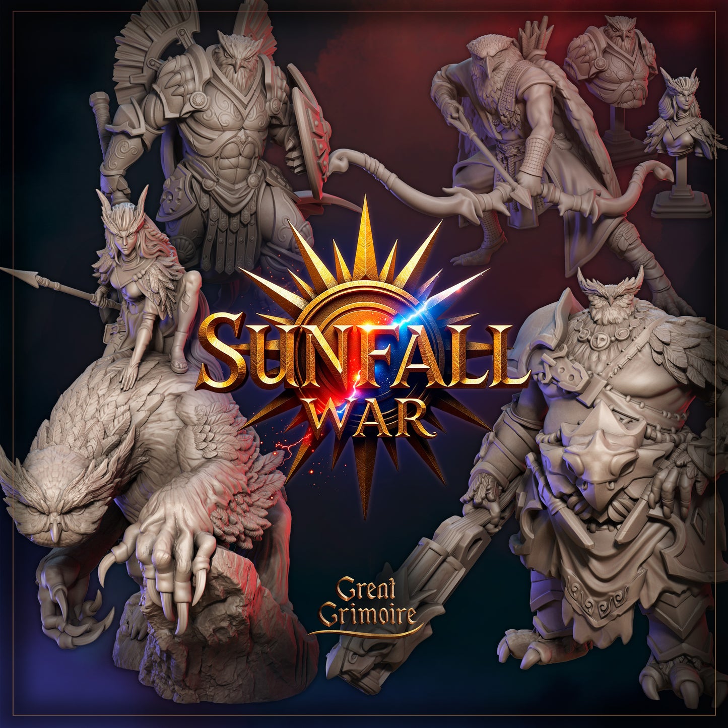 Sunfall War | Tabletop Gaming Miniatures Collection | Great Grimoire