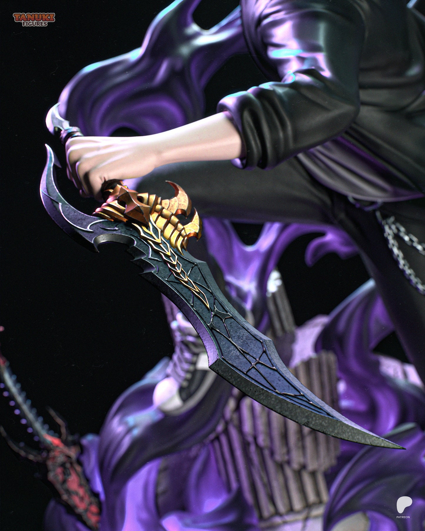 Shadow Monarch Hunter | Resin Garage Kit Figure Fan Art | Tanuki Figures