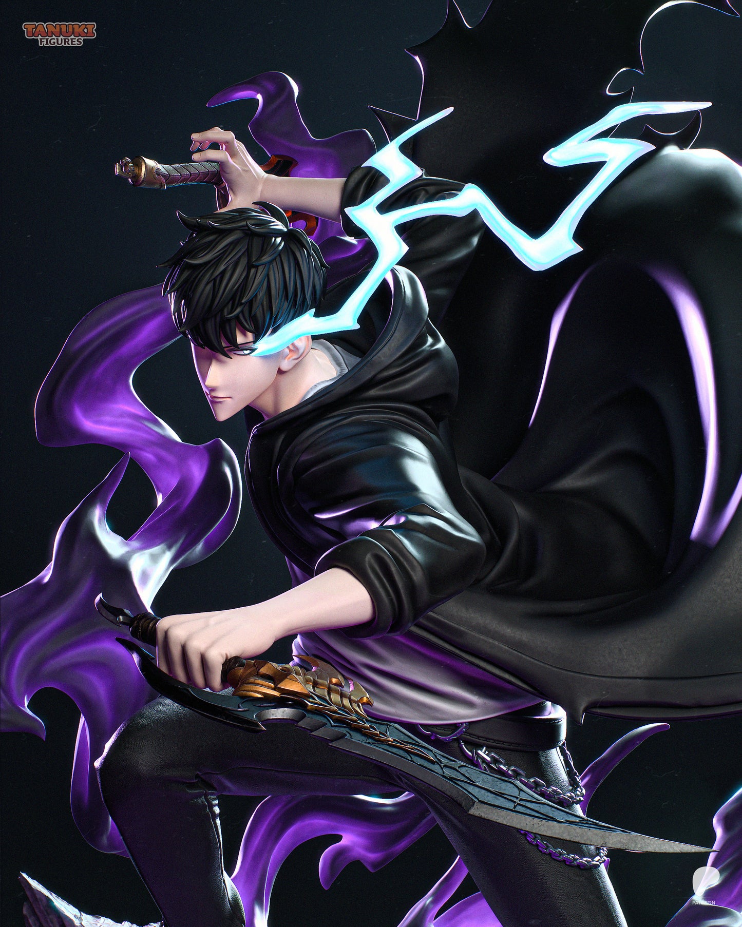 Shadow Monarch Hunter | Resin Garage Kit Figure Fan Art | Tanuki Figures